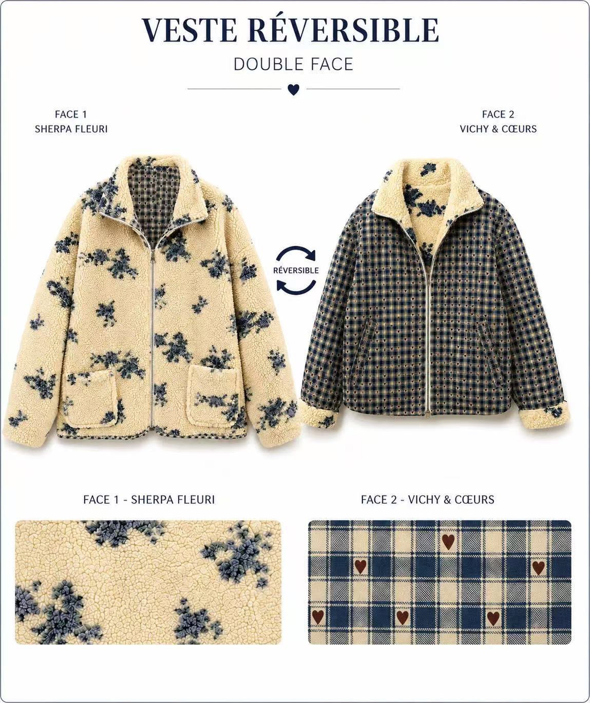 Casaco Duo Floral – Urban Fashion