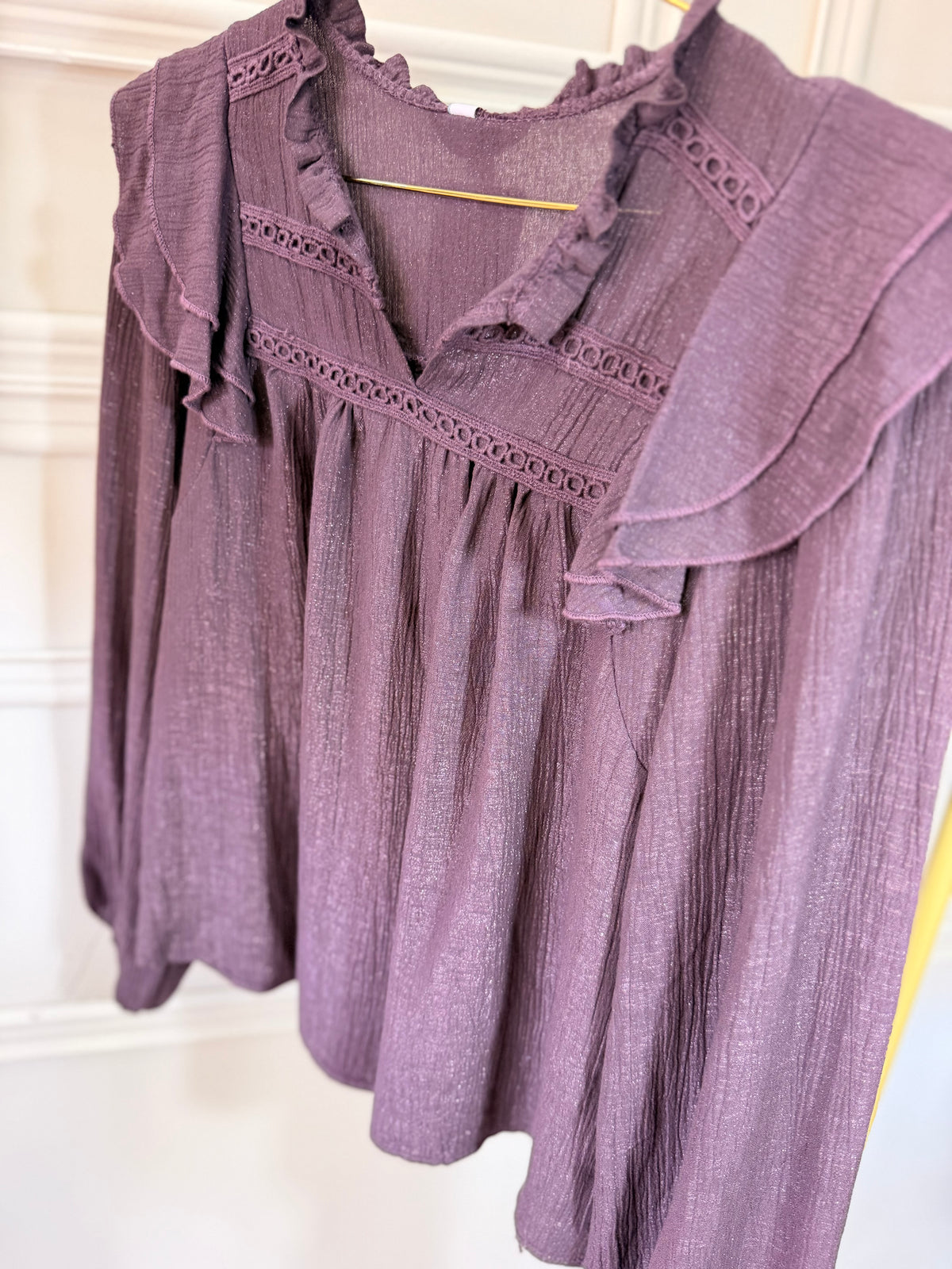 Blusa Amélie na cor roxo