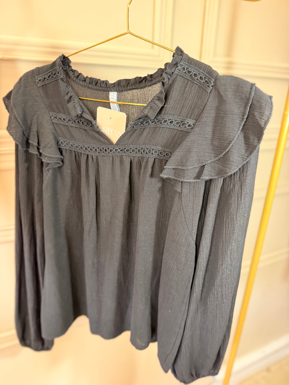 Blusa Amélie na cor castanho