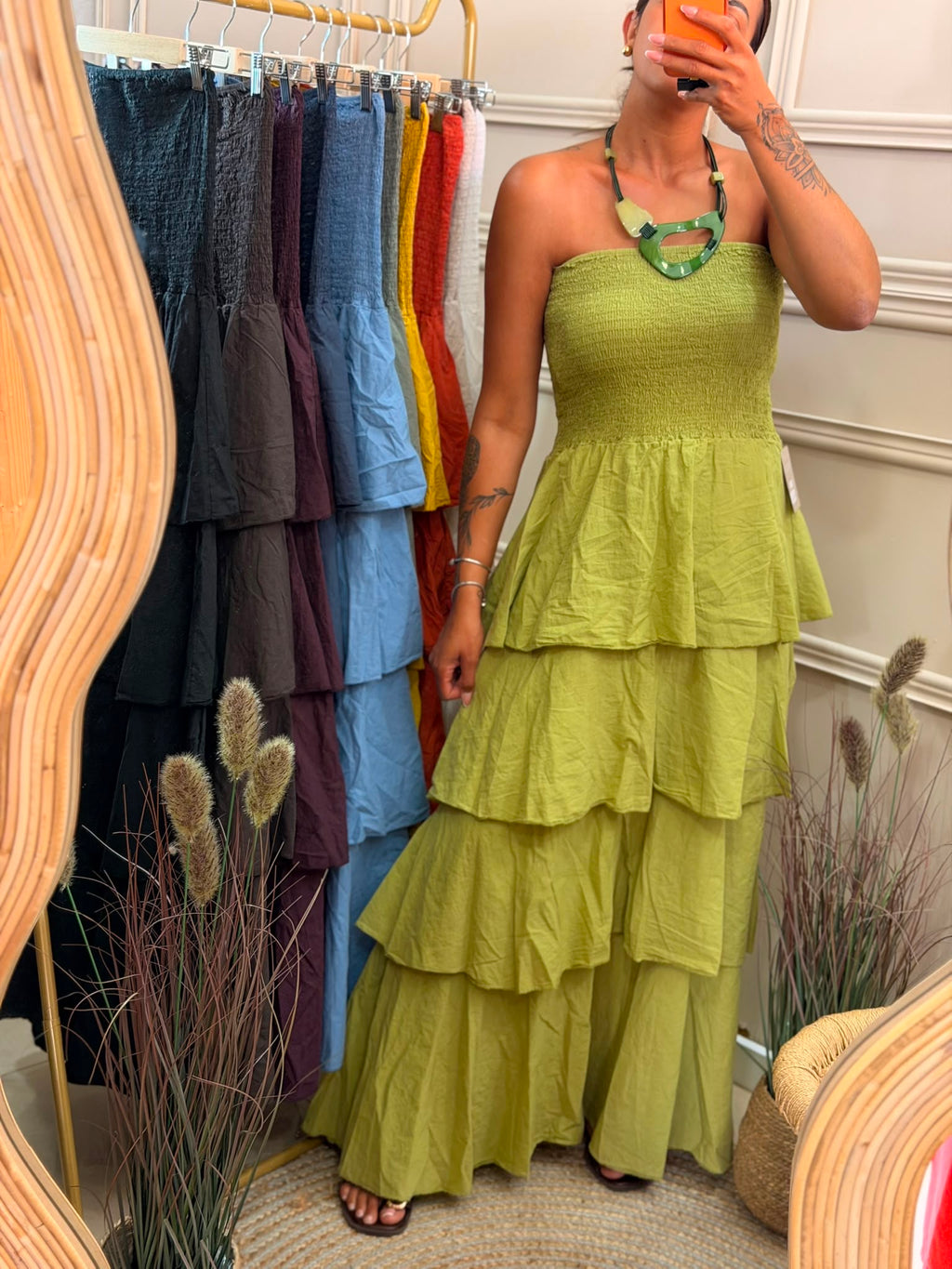 Vestido com Folhos – foto 2