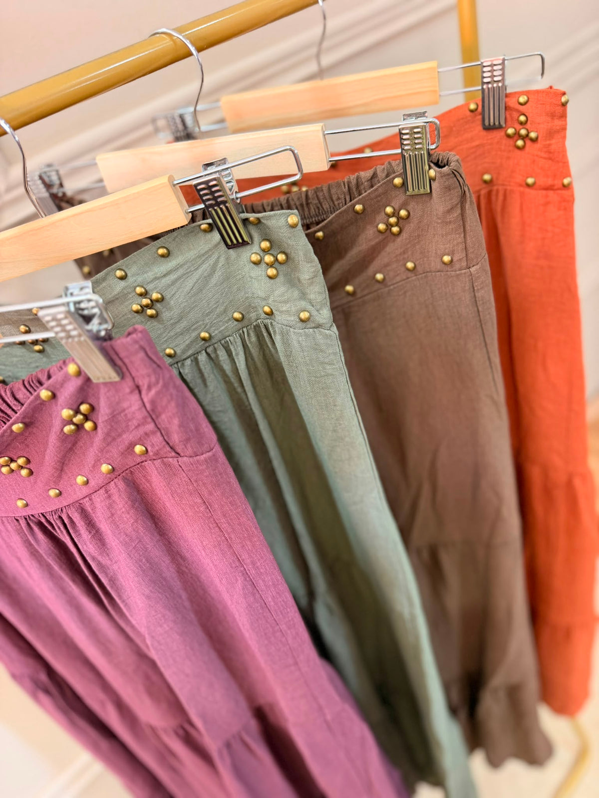 Calça Boho com Tachas – foto 2