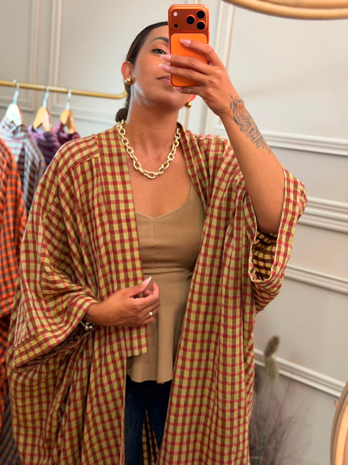 Quimono padrão Vichy – Urban Fashion